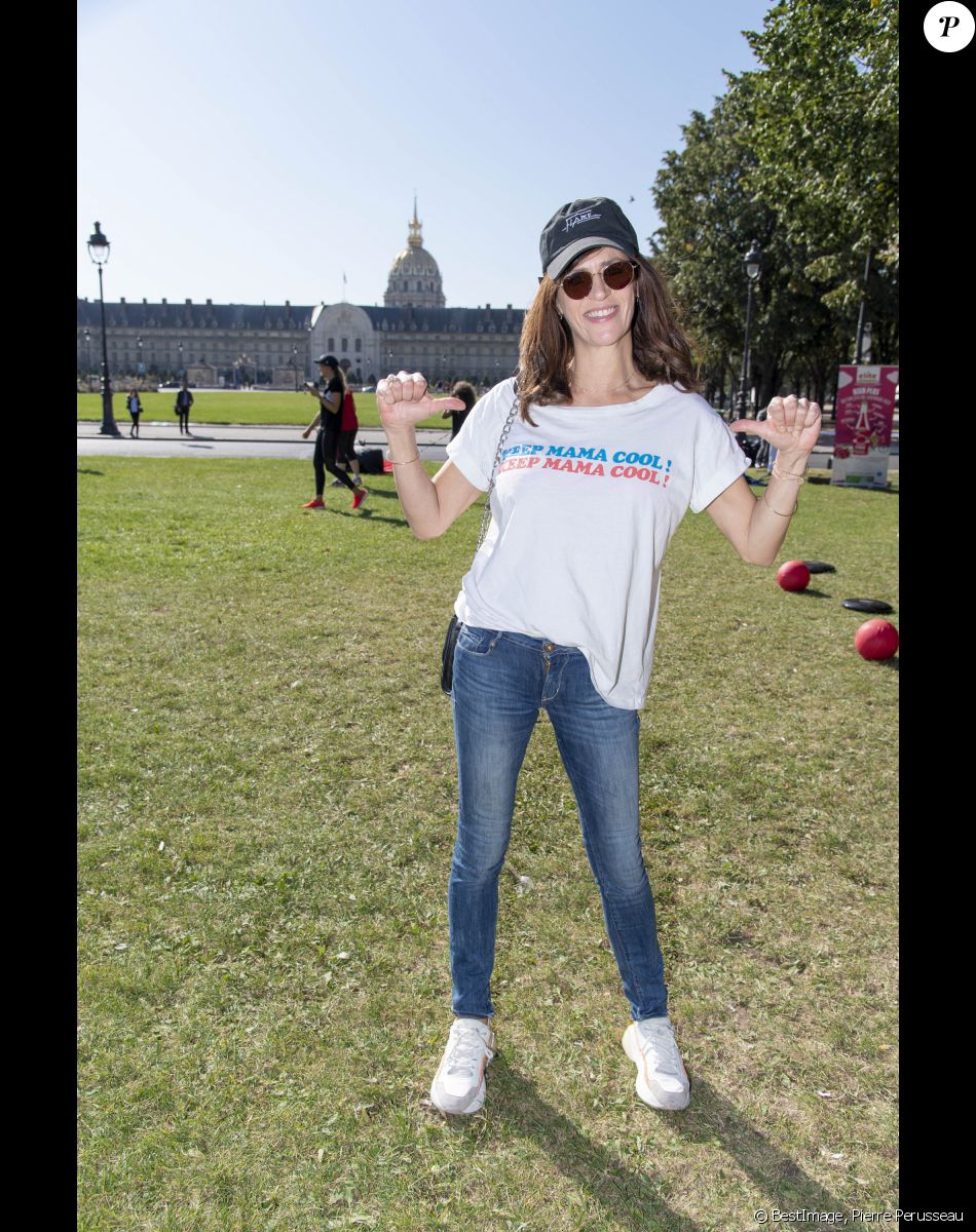 Anne Caillon - 2ème édition du "Bootcamp des Ambassadeurs" aux Invalides à Paris, le 21 septembre 2019. © Pierre Perusseau/Bestimage