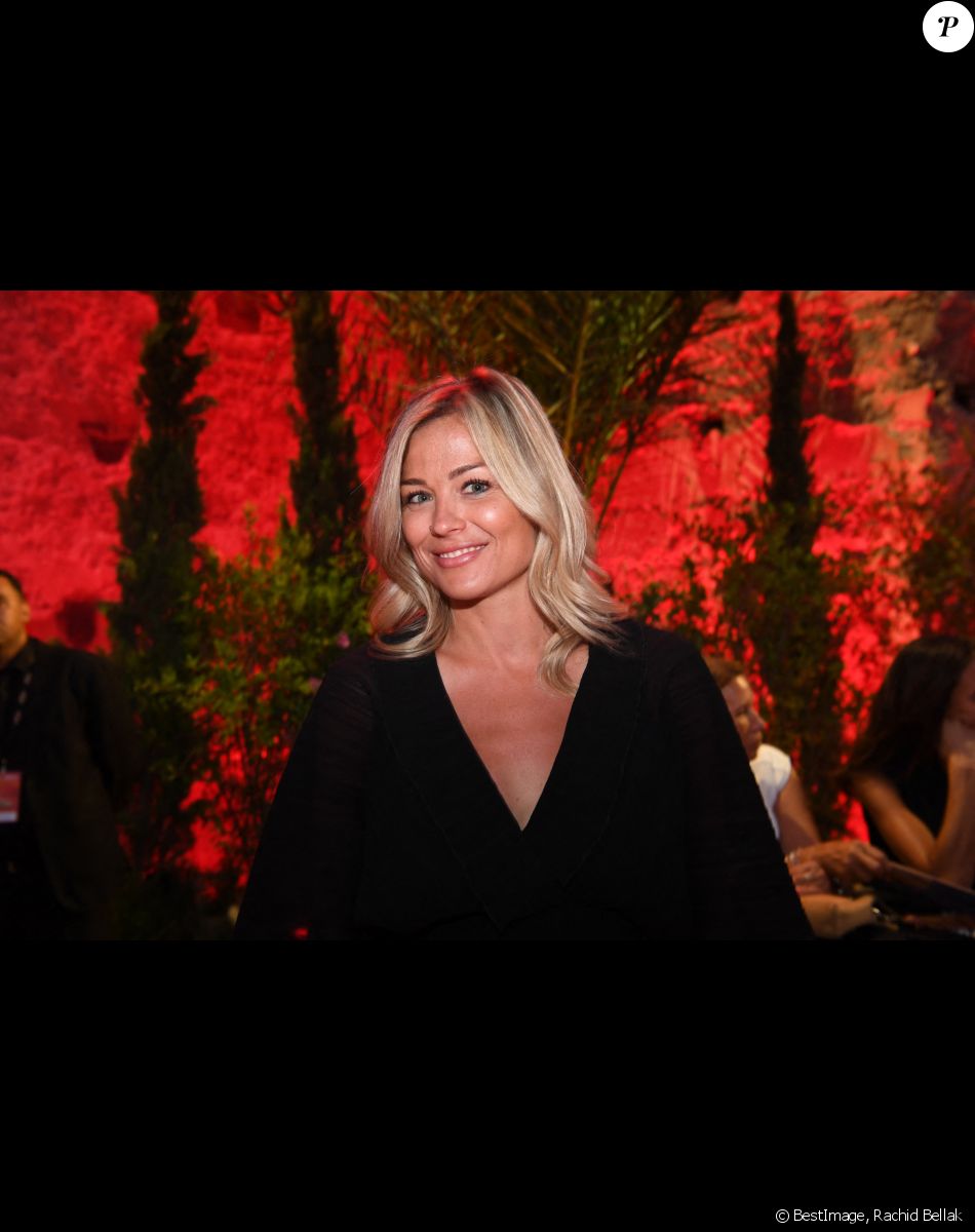 Exclusif - Laure Boulleau lors de la soirée du grand gala du "Marrakech du Rire" pour la 10ème édition au palais El Badiî à Marrakech, Maroc. © Rachid Bellak/Bestimage