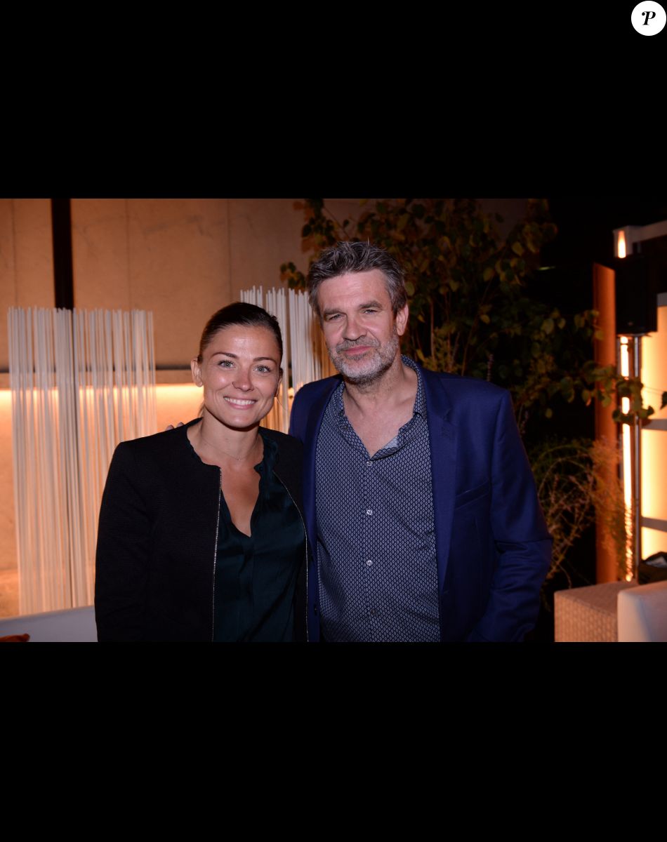 Exclusif - Laure Boulleau, Hervé Mathoux - Soirée Orange objectif 2024 au restaurant du café de l'homme à Paris le 23 septembre 2021. © Rachid Bellak/Bestimage