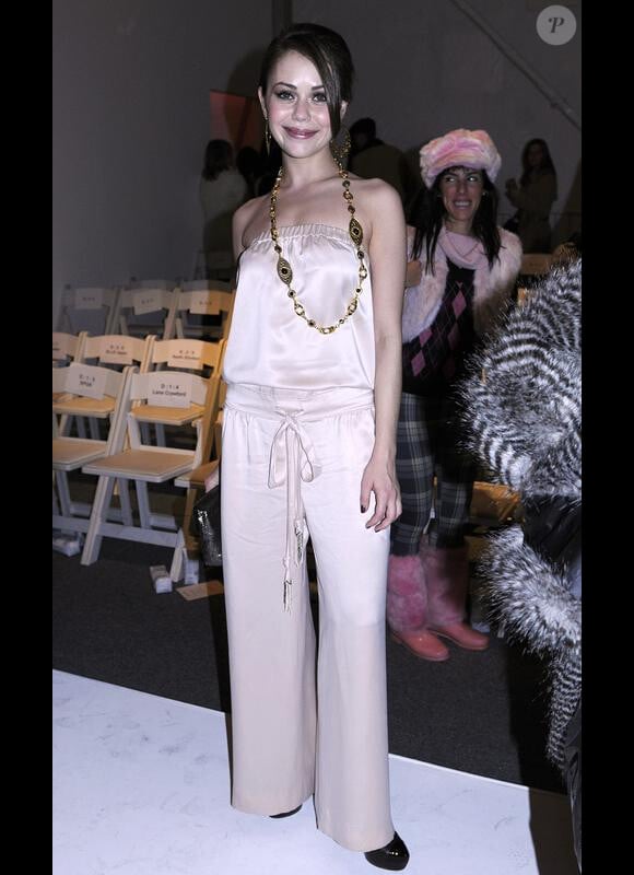 Alexis Dziena au défilé Rebecca Taylor lors de la Fashion Week à New York le 14 février 2010