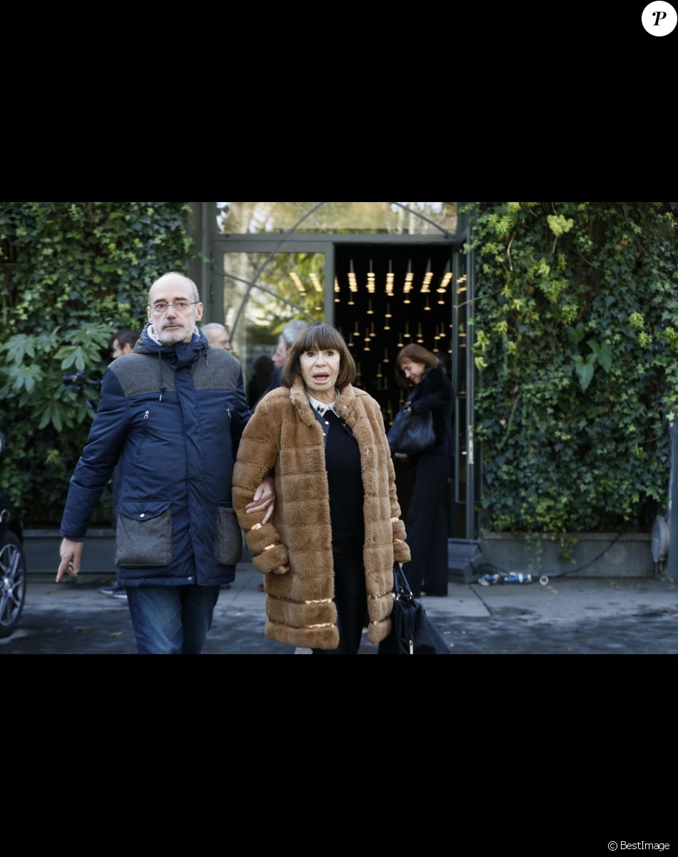 Gilles Muzas et Danièle Evenou - Sorties de l'hommage à Pascal Josèphe au Studio Gabriel à Paris. Le 25 novembre 2022