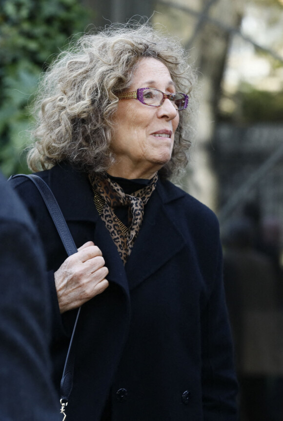Mireille Dumas - Sorties de l'hommage à Pascal Josèphe au Studio Gabriel à Paris.