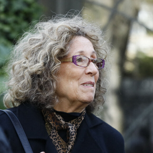 Mireille Dumas - Sorties de l'hommage à Pascal Josèphe au Studio Gabriel à Paris.