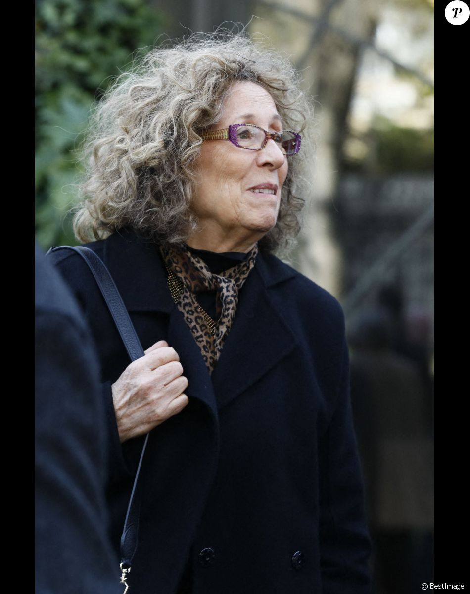 Mireille Dumas - Sorties de l'hommage à Pascal Josèphe au Studio Gabriel à Paris.