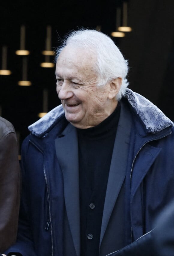 Jean-Marie Cavada - Sorties de l'hommage à Pascal Josèphe au Studio Gabriel à Paris. Le 25 novembre 2022