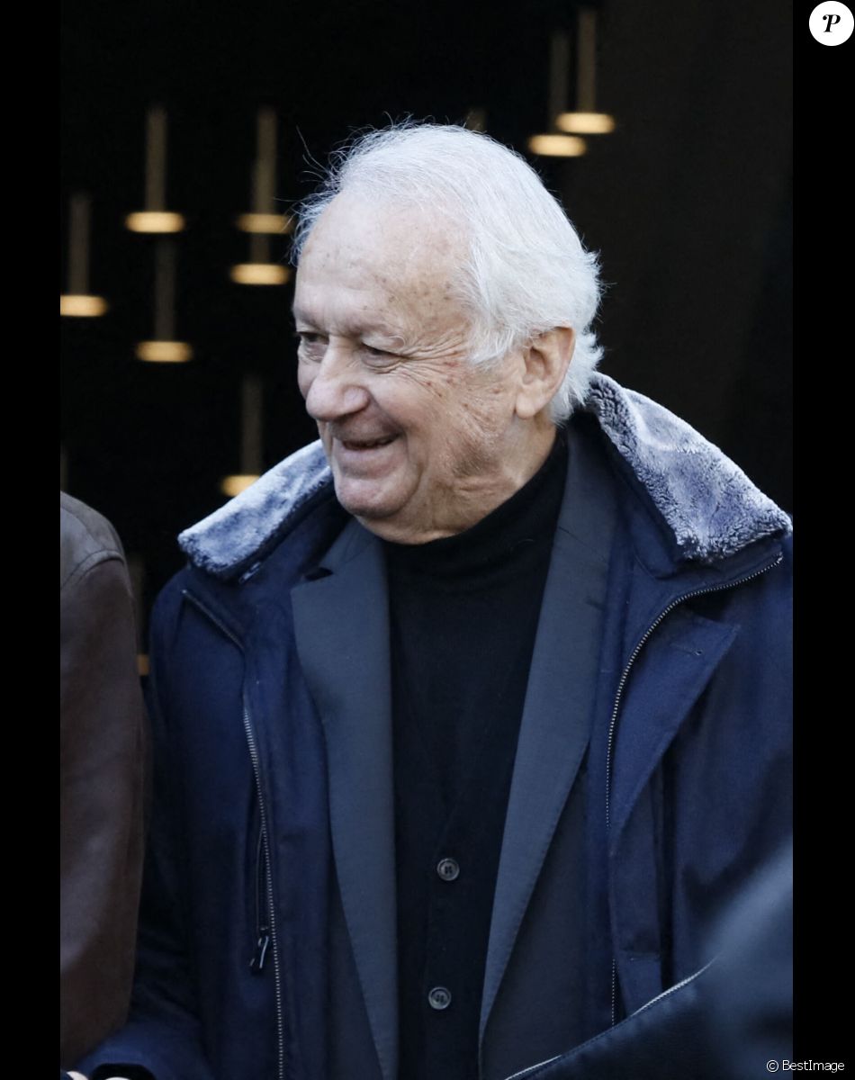 Jean-Marie Cavada - Sorties de l'hommage à Pascal Josèphe au Studio Gabriel à Paris. Le 25 novembre 2022