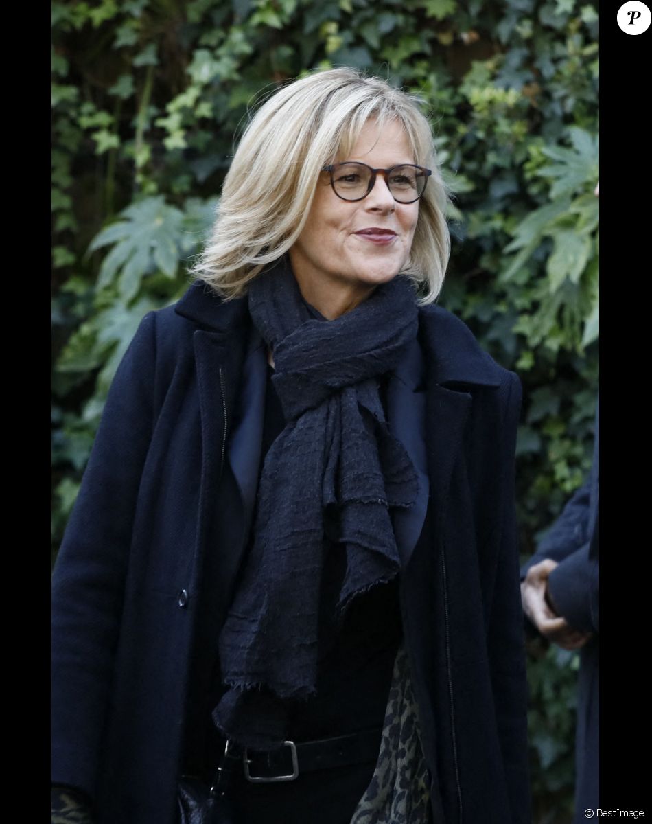 Laurence Piquet - Sorties de l'hommage à Pascal Josèphe au Studio Gabriel à Paris. Le 25 novembre 2022