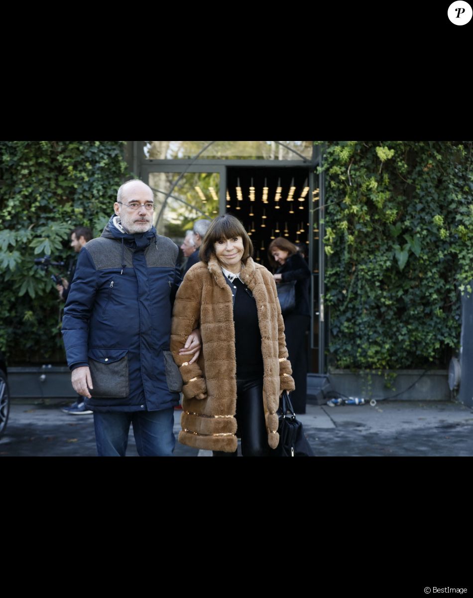 Gilles Muzas et Danièle Evenou - Sorties de l'hommage à Pascal Josèphe au Studio Gabriel à Paris. Le 25 novembre 2022