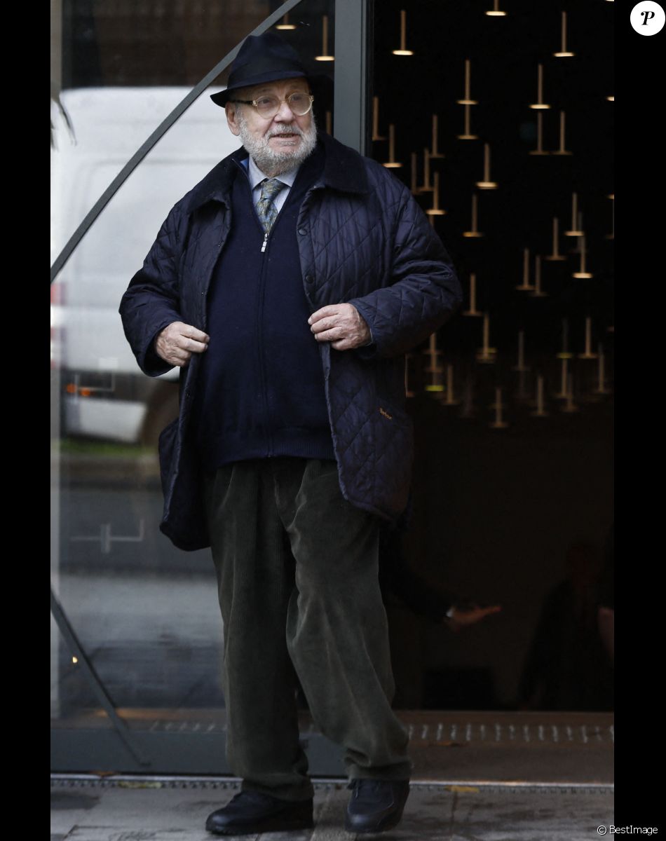 Serge Moati - Sorties de l'hommage à Pascal Josèphe au Studio Gabriel à Paris. Le 25 novembre 2022