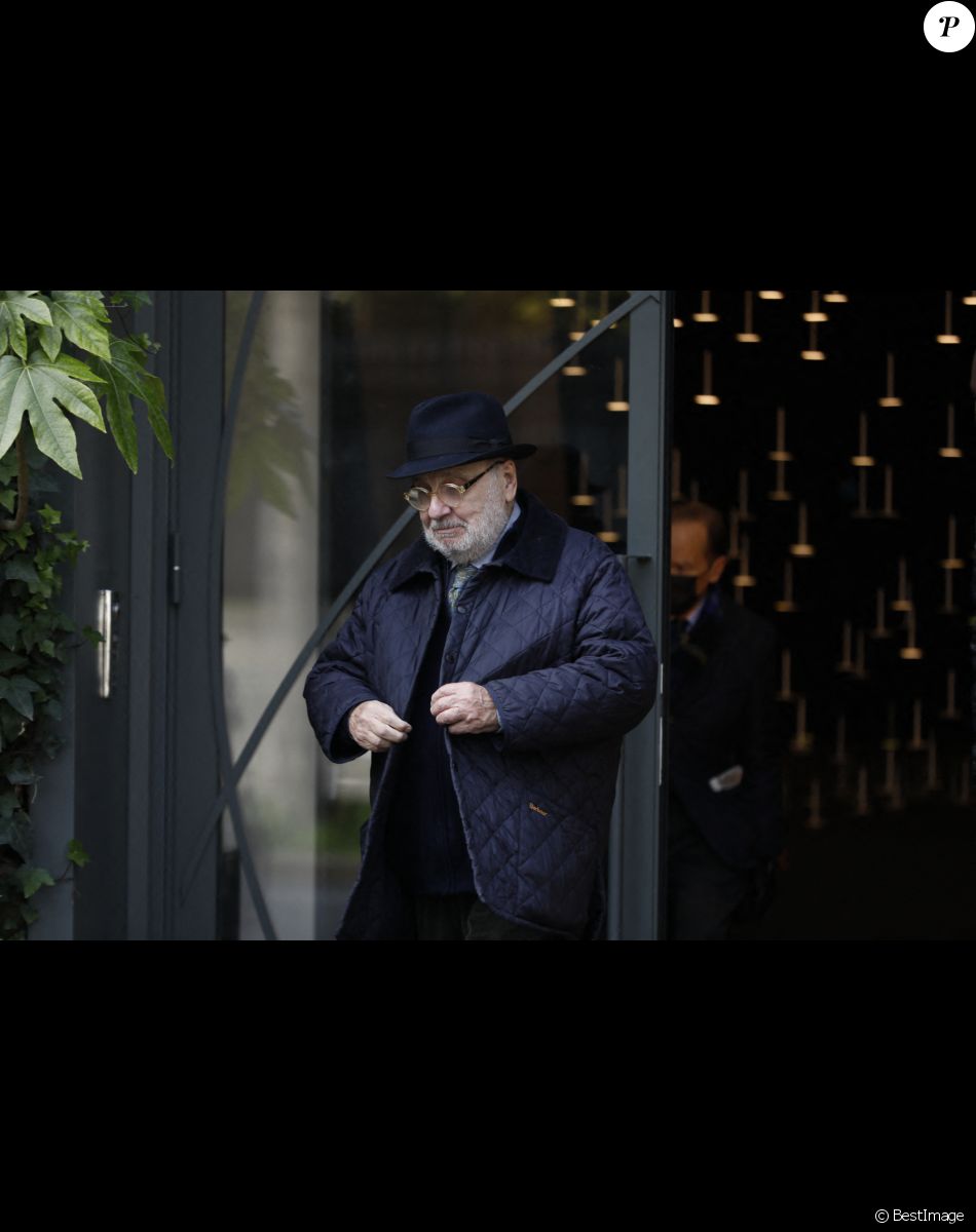 Serge Moati - Sorties de l'hommage à Pascal Josèphe au Studio Gabriel à Paris. Le 25 novembre 2022