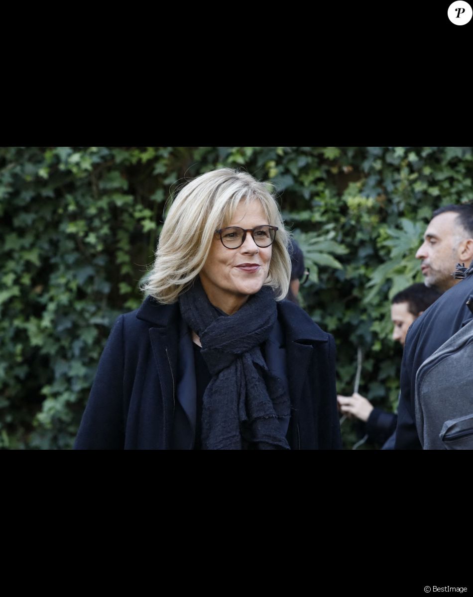 Laurence Piquet - Sorties de l'hommage à Pascal Josèphe au Studio Gabriel à Paris. Le 25 novembre 2022