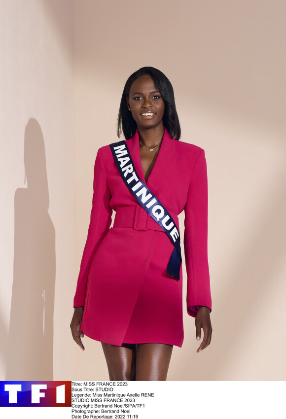 Miss Martinique est Axelle René, elle a 21 ans et est étudiante en Master géoscience planétologie - Candidate à l'élection Miss France 2023 qui aura lieu le 17 décembre 2022.
