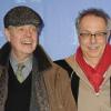 Frédéric Mitterrand et Dieter Kosslick à l'occasion du photocall de Father of Invention, à l'occasion de la 60e Berlinale, à Berlin, le 15 février 2010.