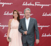 Alain Delon et sa fille Anouchka Delon en 2012 au défilé Salvatore Ferragamo