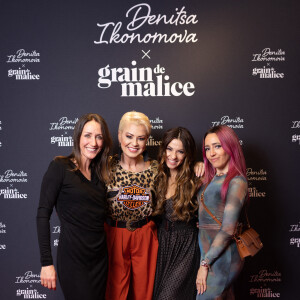 Exclusif - Katrina Patchett, Denitsa et Guest - Soirée de lancement de la collection Denitsa Ikonomova x Grain de malice à Paris le 24 novembre 2022. © Tiziano Da Silva / Bestimage 