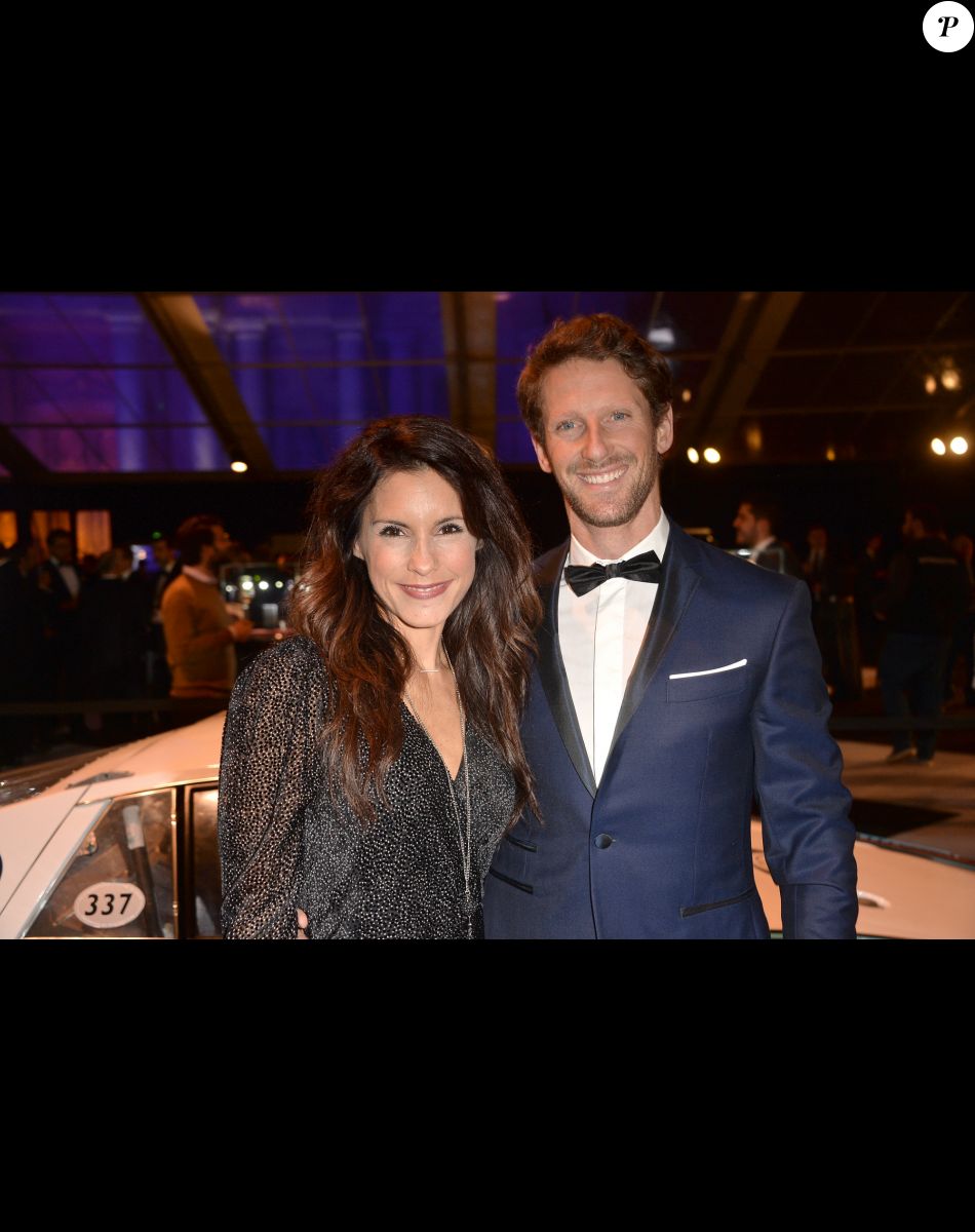 Info - Romain Grosjean rejoint le Championnat Indycar - Info - Romain Grosjean sain et sauf après un accident de formule 1 - Romain Grosjean et sa femme Marion Jollès - 35ème cérémonie de remise des grands prix du Festival Automobile International à l'hôtel National des Invalides à Paris, le 28 janvier 2020. © Veeren/Bestimage