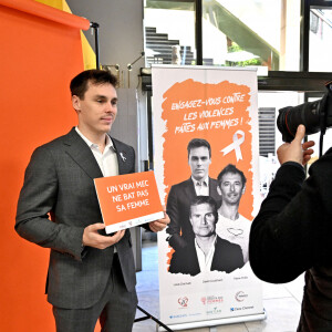 Exclusif - Louis Ducruet durant le shooting photo dans le cadre du projet participatif à Monaco, le 24 novemnre 2022. © Bruno Bébert/Bestimage