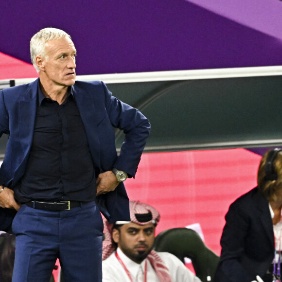 Didier Deschamps entraineur / Selectionneur France - Match de football France / Tunisie (0 - 1), groupe D, lors de la Coupe du Monde de la FIFA, Qatar 2022 le 30 novembre 2022. © JB Autissier / Panoramic / Bestimage