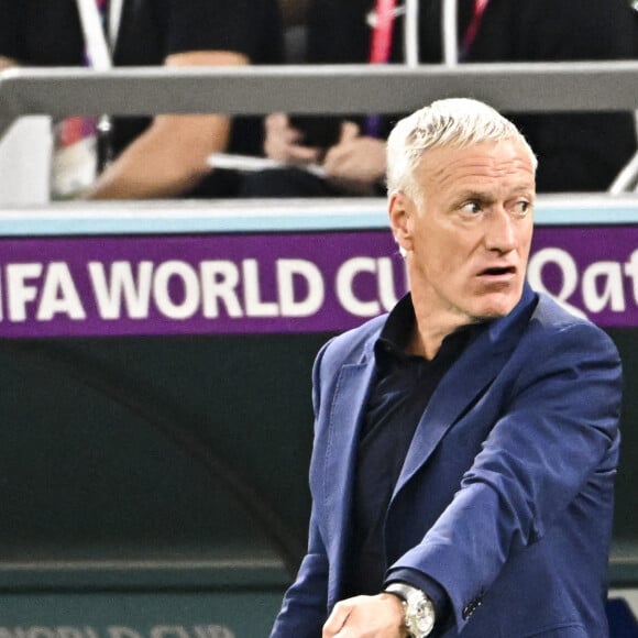 Didier Deschamps entraineur / Selectionneur France - Match de football France / Tunisie (0 - 1), groupe D, lors de la Coupe du Monde de la FIFA, Qatar 2022 le 30 novembre 2022. © JB Autissier / Panoramic / Bestimage