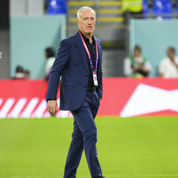Didier Deschamps entraineur / Selectionneur France - Ambiace avant le match du groupe D opposant la France au Danemark lors de coupe de Mondet à Doha au Qatar le 25 novembre 2022.