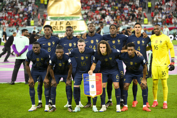 Photo de l equipe de France - Match de football France / Tunisie (0 - 1), groupe D, lors de la Coupe du Monde de la FIFA, Qatar 2022 le 30 novembre 2022. © JB Autissier / Panoramic / Bestimage