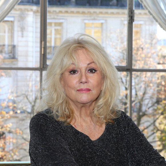 Exclusif - Mylène Demongeot sur le tournage d'un court-métrage à la Comédie des Champs-Elysées à Paris le 20 octobre 2017 © Stéphane Mulys / Bestimage 