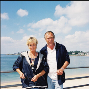 Mylène Demongeot et Marc Simenon au Festival international de cinéma de Benodet en 1999.