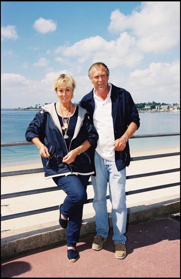 Mylène Demongeot et Marc Simenon au Festival international de cinéma de Benodet en 1999.