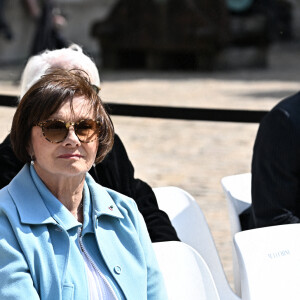 Macha Meril - Cérémonie d'hommage national à l'Hôtel national des Invalides en hommage à Michel Bouquet décédé le 13 avril 2022. Paris le 27 avril 2022. Michel Bouquet a été inhumé dans la plus stricte intimité le 15/04/2022 à Étais-la Sauvin dans l'Yonne. © David Nivière / Pool / Bestimage 
