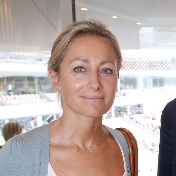 Anne-Sophie Lapix au déjeuner de France Télévision (jour 12) lors des Internationaux de France de Tennis de Roland Garros 2022 à Paris, France, le 2 Juin 2022. © Bertrand Rindoff/Bestimage 