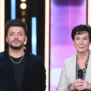 Sophie Davant, Kev Adams, Cyril Féraud - 36ème Edition du Téléthon à Paris. Le 2 décembre 2022 © Coadic Guirec / Bestimage