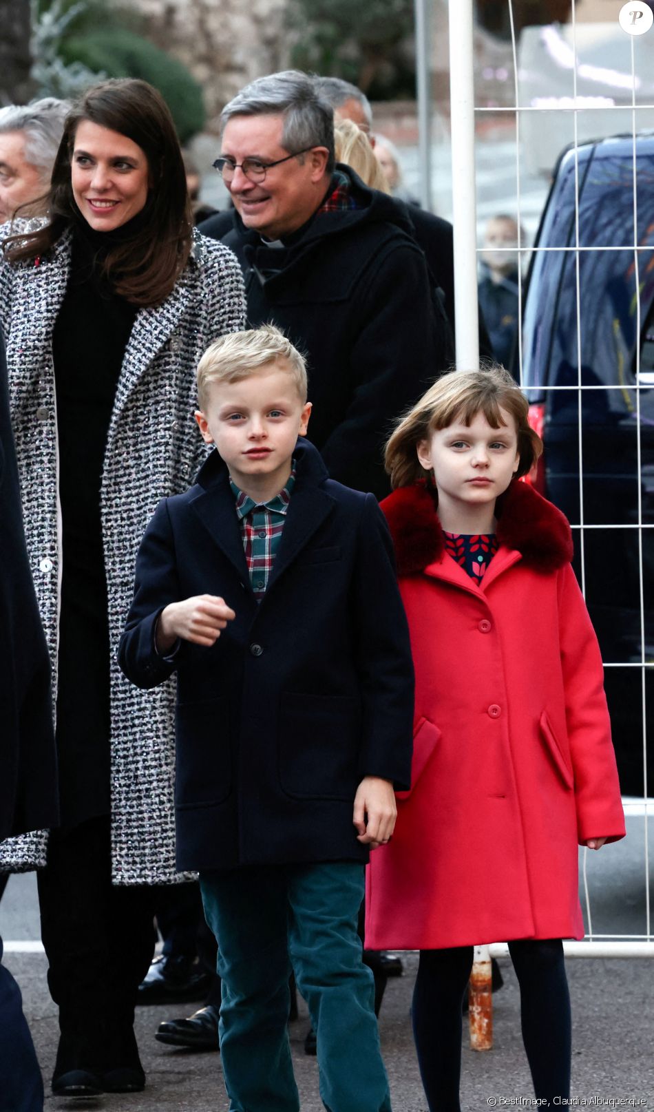 Charlotte Casiraghi, le prince Jacques et la princesse Gabriella de