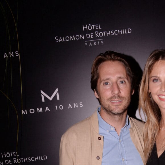 Exclusif - Ophélie Meunier et son mari Mathieu Vergne - Moma Group fête son 10ème anniversaire à l'hôtel Salomon de Rothschild à Paris le 5 septembre 2022. © Rachid Bellak/Bestimage