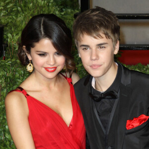 Justin Bieber et Selena Gomez - Soirée Vanity Fair au Sinset Tower Hotel, dans le cadre de la 83e cérémonie des Oscars à Hollywood.