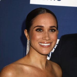 Le prince Harry et Meghan Markle lors du photocall de la soirée caritative Robert F. Kennedy Human Rights à New York le 6 décembre 2022. 