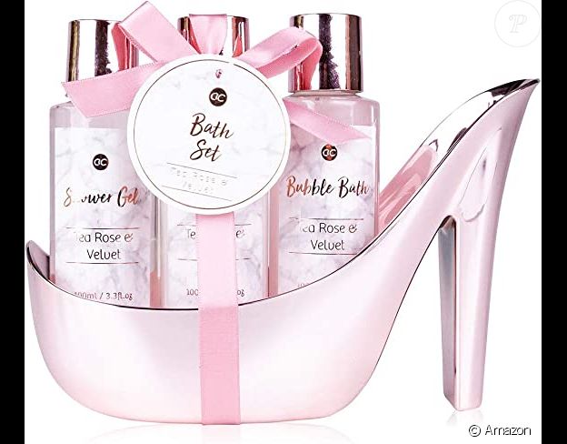 Prenez soin de votre peau avec ce coffret cadeau ensemble de bain Marble d'Accentra