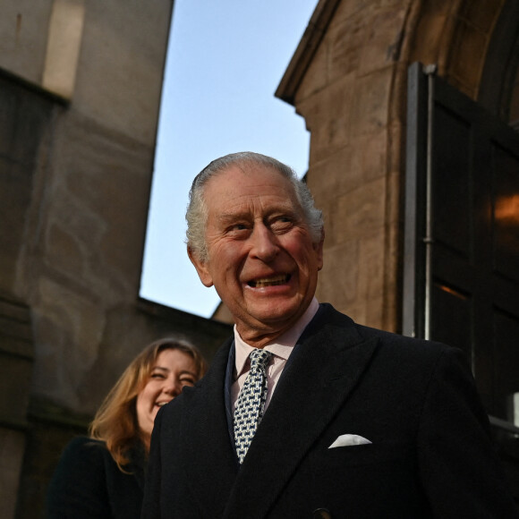 Le roi Charles III d'Angleterre, lors d'un service de l'Avent à l'église de la communauté chrétienne éthiopienne, King's Cross, à Londres, Royaume Uni, le 8 décembre 2022. 