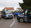 Jonathann Daval interpellé pour le meurtre de sa femme Alexia et une perquisition est réalisée à son domicile à Gray le 29 janvier 2018. © Bruno Grandjean / Panoramic / Bestimage