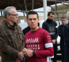 Jonathann Daval et les parents d'Alexia, Jean-Pierre et Isabelle Fouillot - Jogging solidaire en l'honneur de Alexia à Gray. © Bruno Grandjean / Panoramic / Bestimage