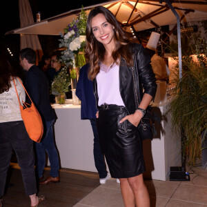 Exclusif - Marine Lorphelin ( (Miss France 2013) - Soirée Orange objectif 2024 au restaurant du café de l'homme à Paris le 23 septembre 2021. © Rachid Bellak/Bestimage 