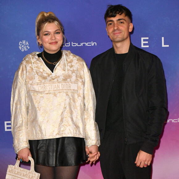 Semi Exclusif - Louane et son compagnon Florian Rossi - Avant Première de " Belle " film animé japonais au Grand Rex à Paris @ Veeren / Bestimage 