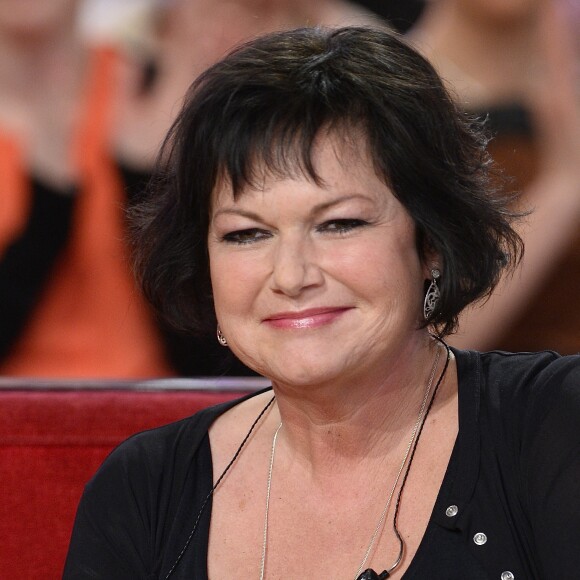 Maurane - Enregistrement de l'émission "Vivement Dimanche" à Paris le 25 Fevrier 2015. L'émission sera diffusée le 03 Mars. Invité principal Michel Fugain 