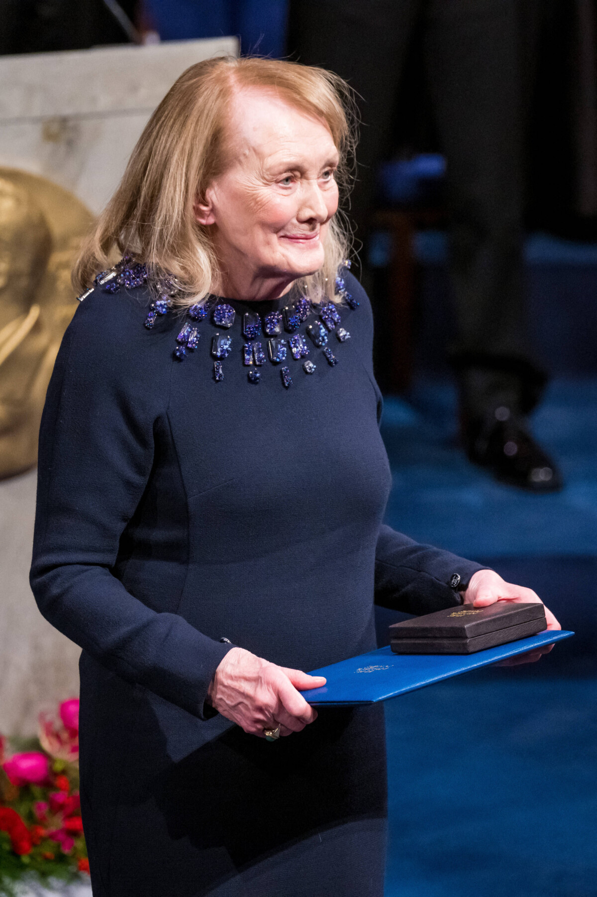 Photo : Annie Ernaux (Prix Nobel de Littérature) - Cérémonie de remise des Prix Nobel au Concert 