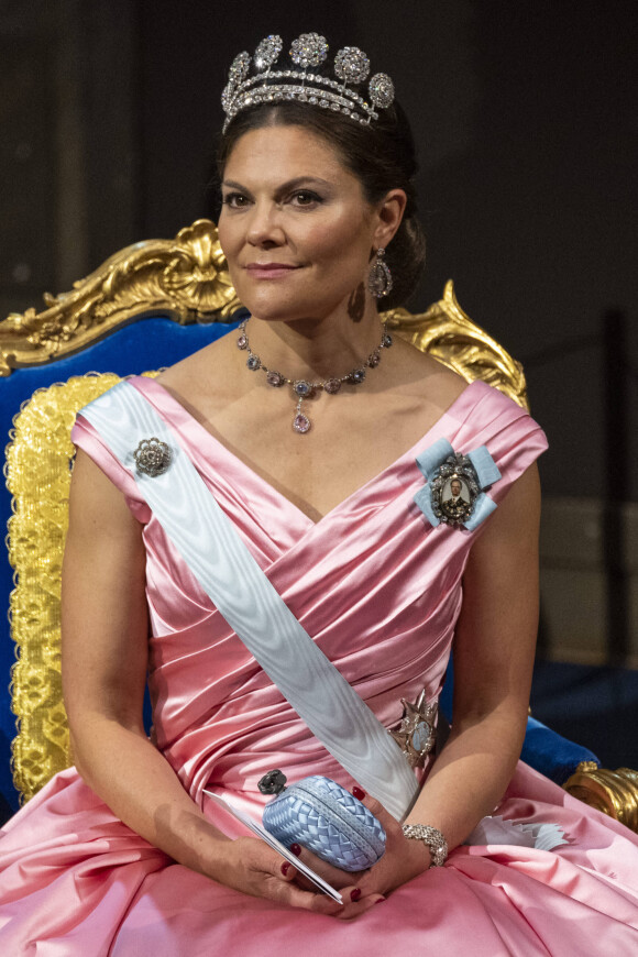 La princesse Victoria de Suède - Cérémonie de remise des Prix Nobel au Concert Hall à Stockholm le 10 décembre 2022 