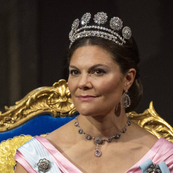 La princesse Victoria de Suède - Cérémonie de remise des Prix Nobel au Concert Hall à Stockholm le 10 décembre 2022 