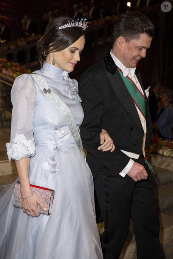 La princesse Sofia de Suède et Andreas Norlen - Cérémonie de remise des Prix Nobel au Concert Hall à Stockholm le 10 décembre 2022 