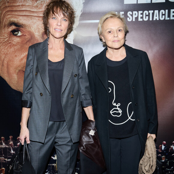 Exclusif - Muriel Robin et sa femme Anne Le Nen - Spectacle symphonique Claude Lelouch "D'un film à l'autre" au Palais des Congrès de Paris le 14 novembre 2022. © Moreau / Rindoff / Bestimage