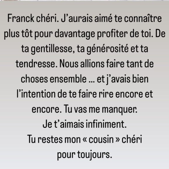 Muriel Robin sur Instagram.