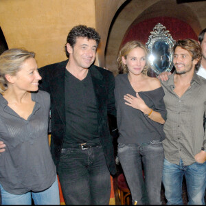 Anne-Sophie Lapix, Patrick Burel, Claire Keim et Bixente Lizarazu chez Castel.