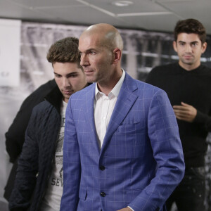 Zinédine Zidane devient l'entraineur du Real de Madrid et remplace ainsi Rafael Benítez à Madrid en Espagne le 4 janvier 2015.